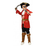 Déguisement Capitaine Pirate - Taille 116 - Marque Partyline - Age à partir de 6 ans - Taille  116 - Sexe Unisex