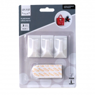  Crochet amovibles 3 pieces carre blanc - Nouveau depuis 07/03/2022 - Marque DDD