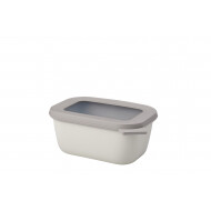 Mepal Vershouddoos Multikom Cirqula - Rechthoekig - 750ml - Polyproplyeen - Nordic White - Merk Mepal - Materiaal Polypropyleen - Kleur Wit