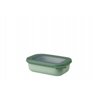 Mepal Vershouddoos Multikom Cirqula - Rechthoekig - 500ml - Polypropyleen - Nordic Sage - Merk Mepal - Kleur Salie groen - Materiaal Polypropyleen