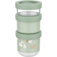 Mepal Boîte à snacks Mio -Empilable - Sans BPA - 100/175/275ml - Polypropylène - Petite Ferme - Marque Mepal - Couleur Multicolore