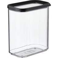 Mepal Bewaardoos Modula - BPA-vrij - Vaatwasbestendig - 1500ml - Kunststof - Transparant/Zwart - Merk Mepal - Kleur Zwart,Transparant - Materiaal Kunststof