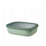 Mepal Vershouddoos Multikom Cirqula - Rechthoekig - 1000ml - Polypropyleen - Nordic Sage - Merk Mepal - Materiaal Polypropyleen - Kleur Salie groen