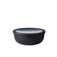 Mepal Vershouddoos Multikom Cirqula - Rond - 1250ml - Polypropyleen - Nordic Black - Merk Mepal - Kleur Zwart - Materiaal Polypropyleen