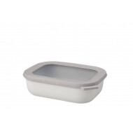 Mepal Vershouddoos Multikom Cirqula - Rechthoekig - 1000ml - Polyproplyeen - Nordic White - Merk Mepal - Materiaal Polypropyleen - Kleur Wit