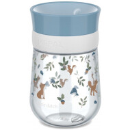 Mepal Oefenbeker Baby 360° Mio - BPA-vrij - Lekvrij - 300ml - Kunststof - Forest Friends - Merk Mepal
