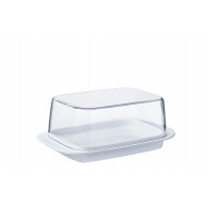 Mepal Botervloot - BPA-vrij - Vaatwasser Veilig - 250g - Kunsstof - Wit/Transparant - Merk Mepal - Kleur Transparant,Wit - Materiaal Kunststof