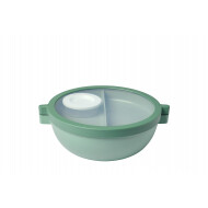 Mepal Lunchbowl Vita Bento - 5 Vakken/3 Uitneembaar - BPA-vrij - Polypropyleen - Nordic Sage - Merk Mepal - Kleur Salie groen