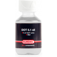 Elvedes Liquide de Frein DOT 5,1 - Freins à Disque Hydrauliques - Transparent - 100ml