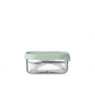 Mepal Fruitbox Take a Break - BPA-vrij - Inclusief Vork - 250ml - Kunsstof - Nordic Sage - Merk Mepal - Kleur Salie groen