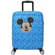 American Tourister Funlight Disney Mickey Spinner Bagage Cabine - 55cm - 36L - Bleu - Hauteur 55 cm - Couleur Bleu