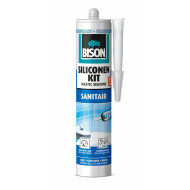 Bison Mastic Silicone Sanitaire Transparent - 300ml - Marque Bison