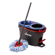 Vileda H2Pro Spin Mop Systeem Complete Set - 49,6x31,8x29,9cm - Kunststof - Grijs/Rood/Blauw - Merk Vileda - Kleur Rood,Grijs,Blauw