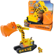 Paw Patrol Rubble & Crew Bulldozer Ultime de Rubble - Voiture Jouet avec Figurine - 3 ans - Age à partir de 3 ans