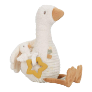 Little Dutch Newborn Naturals Peluche d’Activités Little Goose - À partir de 0 mois - Age à partir de 0 mois