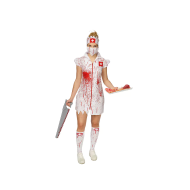KOSTUUM ZOMBIE NURSE 38 - Geslacht Dames - Leeftijd volwassenen - Maat 38