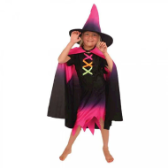 KOSTUUM HEKS FLUO+HOED 116 - Geslacht Meisje - Leeftijd 5 t/m 6 jaar - Maat 116