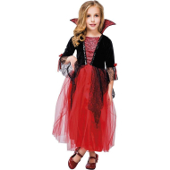 KOSTUUM VAMPIERJURK 7-9J - Leeftijd 7 t/m 9 jaar - Geslacht Meisje - Maat 128/134