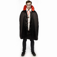 CAPE DRACULA ZWART/ROOD 58 - Maat 58 - Leeftijd volwassenen - Geslacht Heren