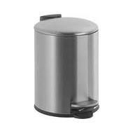 Practo Home Poubelle à Pédale avec Soft Close - Anti-Traces - 3L - Inox Mat - Marque Practo Home - Contenu 3 l - Couleur Inox