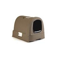 Boîte de litière mokka 51 x 38,5 x 39 cm - Marque Curver - Caractéristiques Lavable
