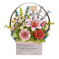 Rowood Panier de Fleurs TW03H Kit 3D en Bois - 428 Pièces - Age à partir de 14 jaar