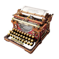 ROKR Machine à Écrire LK703C Kit Mécanique 3D en Bois - 324 Pièces - Age à partir de 14 jaar