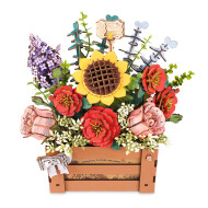 Rowood Coffret de Fleurs TW02H Kit 3D en Bois - 658 Pièces - Age à partir de 14 jaar