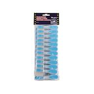 24 pinces à linge en plastique - Surmatelas - Marque DDD - Couleur Transparant
