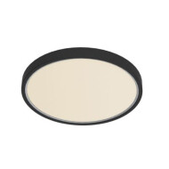 Nordlux Noxy LED Plafondlamp - Dimbaar - Ø35x5cm - Kunststof - Zwart - Merk Nordlux - Fitting Nvt - Materiaal Kunststof - Type lamp Geïntegreerde LED - Aantal lichtpunten 1