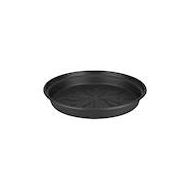 Onderschotel kweekpot/bloempot Green Basics 14 cm zwart - Merk Elho