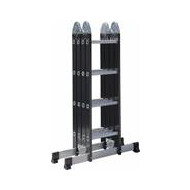 Escalo Échelle Pliante Multifold - 2-en-1 - Noir - Marque Escalo - Nombre de marches 2x8