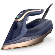 Philips Stoomstrijkijzer Kleding - DST8050/20 - Zelfreinigend - Verticaal Strijken - Donkerblauw - Waterreservoir  300 ml - Vermogen 3000 W
