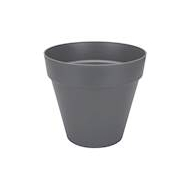 Bloempot Loft Urban rond 20 cm antraciet - Merk Elho - Inhoud 3 L