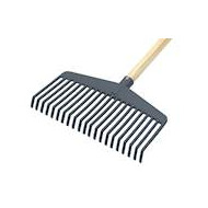 Bladrijf polyameen met steel 38 cm - Merk De Pypere - Soort gereedschap Bladhark
