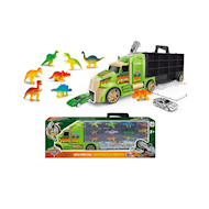 Vrachtwagen Koffer Dinosaurus - 2 Auto's - 10 Dino's - Nieuw sinds 12/10/2020 - Merk DDD Toys - Leeftijd vanaf 3 jaar