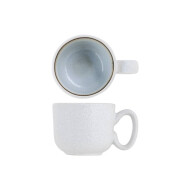 Cosy&Trendy Tasse à Espresso Lilly White - 80ml - Grès - Blanc - Marque Cosy & Trendy - Couleur Blanc - Matériel Poterie