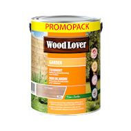 Garden taupe promo 5 L - Marque Wood Lover - Fil brillant Mate - Application Bois,Bacs à fleurs - Contenu 5 L - Primer Peinture en phase solvant - Convient pour Extérieur