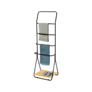 Handdoekhouder Verona 156,5x51x40 cm zwart - Nieuw sinds 24/09/2020 - Merk Wenko
