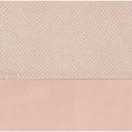 Laken 120 x 150 cm Snake Pale Pink Katoen - Merk Jollein - Afmetingen beddengoed 120x150 cm