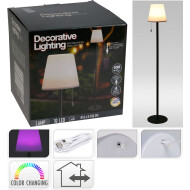 Tuinlamp - Draadloos - 106cm - Kunststof/Metaal - Zwart/Wit - Vermogen Nvt - Kleur Zwart - Aantal lichtpunten 1