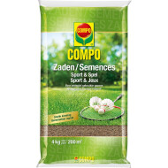 Compo Gazonzaad Sport & Spel - voor intensief gebruikte gazons - 4kg - 200m² - Merk Compo - Inhoud 4 kg - Type zaad Gazon