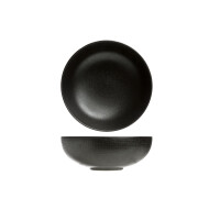 Cosy&Trendy Bol Fundido - Ø20x7cm - Grès - Noir - Marque Cosy & Trendy - Matériel Poterie