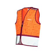 Wowow Gilet de Sécurité Zippy Enfant - Fermeture Éclair - M - Orange