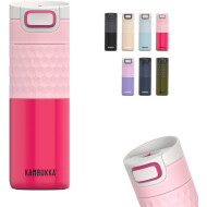 Kambukka Etna Grip Thermos Gobelet 500ml - Snapclean Bouchon - Etanche - Sans BPA - Diva Pink - Marque Kambukka - Contenu 500 ml