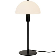 Nordlux Ellen Tafellamp - E14 - Niet Dimbaar - Ø20x40cm - Metaal/Glas - Zwart - Merk Nordlux - Type lamp Lamp niet inbegrepen - Materiaal Metaal,Glas - Fitting Nvt - Dimbaar Nee