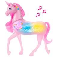 Barbie Figurine Licorne - Avec Lumière et Son - Rose - Marque Barbie - Age à partir de 3 ans