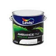 Ambiance mur extra mat marmerwit 2,5 L - Merk Levis - Verfbasis Watergedragen - Toepassing Muur - Afwasbaar Ja - Geschikt voor Binnen - Inhoud 2,5 L - Glansgraad Extra mat