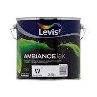 Ambiance lak mat mix 2,5 L wit - Merk Levis - Verfbasis Watergedragen - Geschikt voor Binnen - Glansgraad Mat - Toepassing Ferro metalen,Hout,MDF