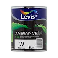 Ambiance lak mat mix 1 l wit - Merk Levis - Geschikt voor Binnen - Glansgraad Mat - Verfbasis Watergedragen - Toepassing Hout